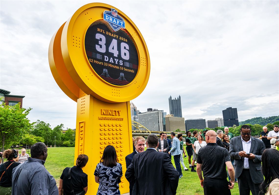 Steelers unveil 2026 NFL Draft Countdown Clock in Pittsburgh